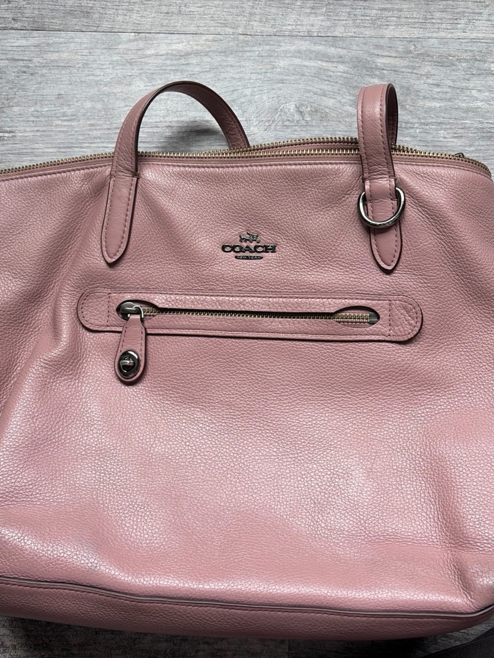 Coach Dusty Pink Leather Tote - Coach